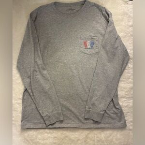 Vineyard Vines Gray Long Sleeve T-Shirts